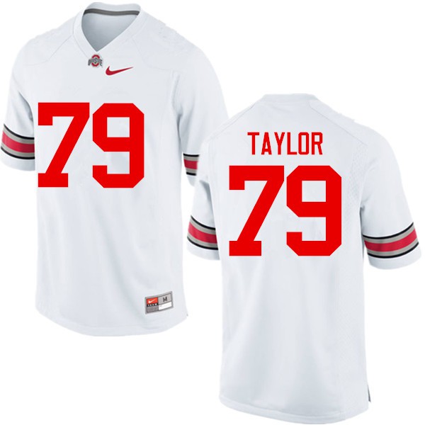 Ohio State Buckeyes #79 Brady Taylor Men Stitched Jersey White
